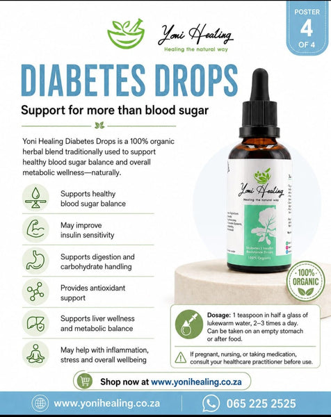 Diabetes | Insulin Resistance Drops - Yoni Healing