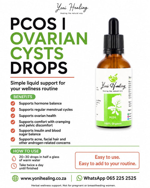 PCOS |Ovarian Cysts Drops - Yoni Healing