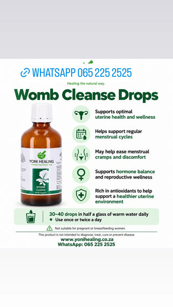 Womb Cleanse Drops - Yoni Healing